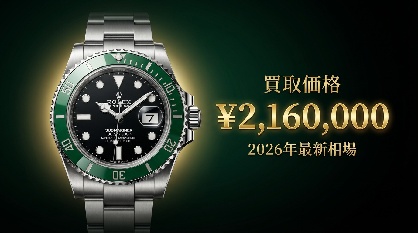 2026年最新】ロレックス サブマリーナ デイト 126610LVの買取価格は