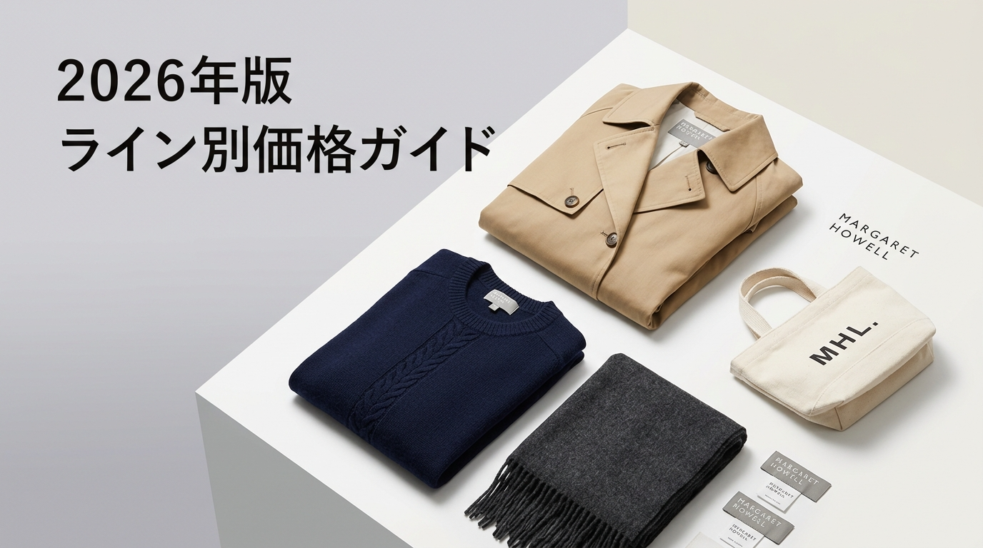 マーガレットハウエル買取相場2026年版｜コート・ニット・MHL.ライン別 