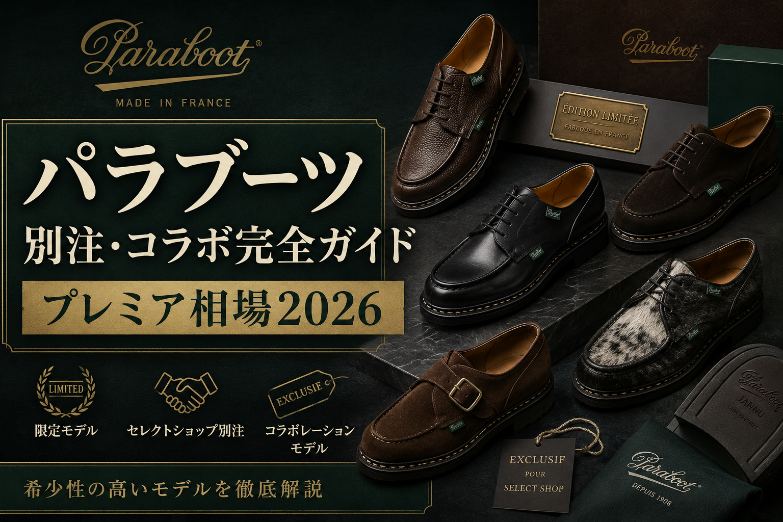 パラブーツ別注・コラボ完全ガイド｜BEAMS・JOURNAL STANDARD・Tokito 